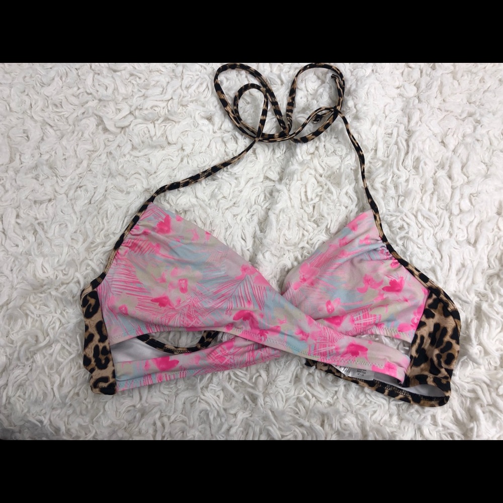 VS PINK wrap bikini top